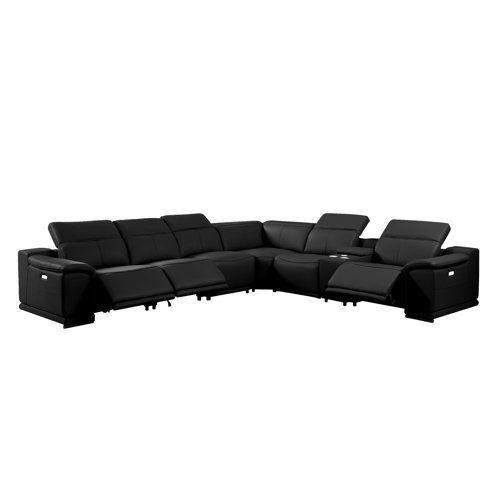 Hokku Designs Zika 7PCS Modern Motion Reclining Sectional Sofa Wayfair